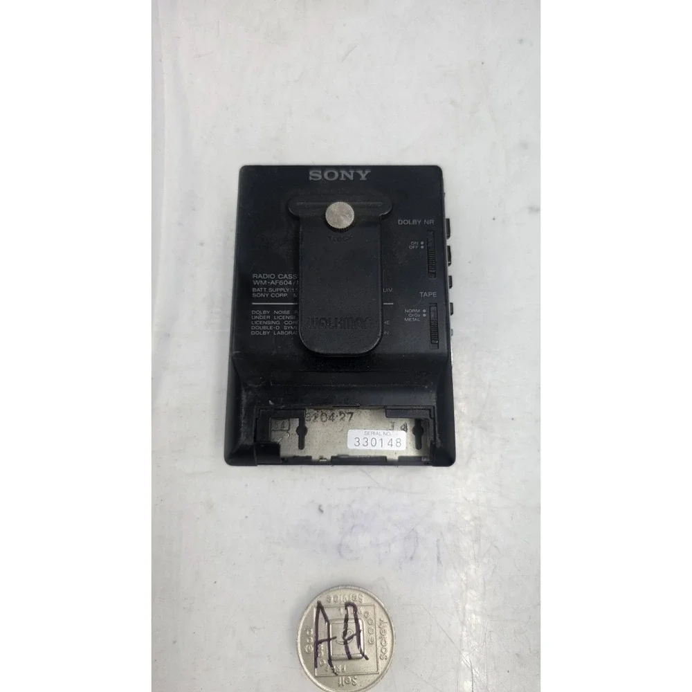 Sony Walkman Cassette Player WM-AF604/BF604 Auto Reverse FM/AM